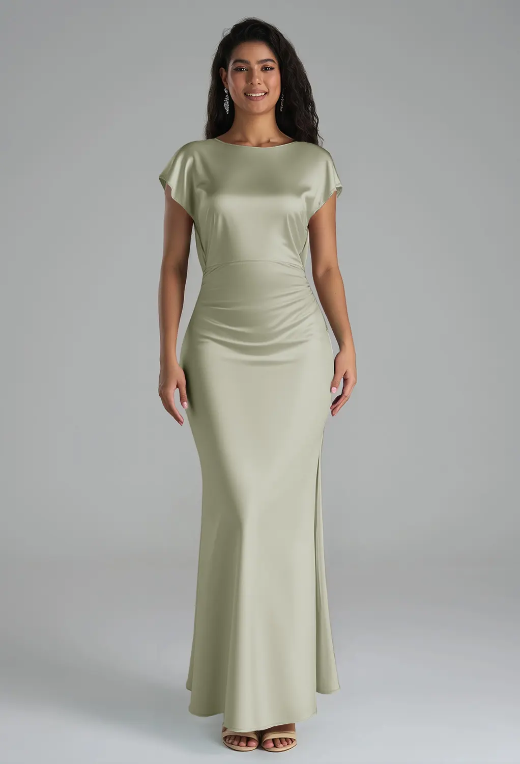 AW Lacey Sage Green  Bridesmaid Dresses